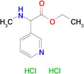 Ethyl 2-(methylamino)-2-(pyridin-3-yl)acetate dihydrochloride