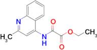 Ethyl 2-((2-methylquinolin-4-yl)amino)-2-oxoacetate