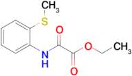 Ethyl 2-((2-(methylthio)phenyl)amino)-2-oxoacetate