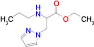 Ethyl 2-(propylamino)-3-(1h-pyrazol-1-yl)propanoate