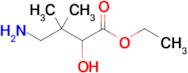 Ethyl 4-amino-2-hydroxy-3,3-dimethylbutanoate