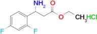 Ethyl (r)-3-amino-3-(2,4-difluorophenyl)propanoate hydrochloride