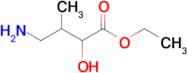 Ethyl 4-amino-2-hydroxy-3-methylbutanoate