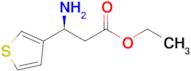 Ethyl (s)-3-amino-3-(thiophen-3-yl)propanoate