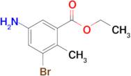 Ethyl 5-amino-3-bromo-2-methylbenzoate