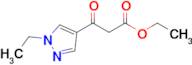 Ethyl 3-(1-ethyl-1h-pyrazol-4-yl)-3-oxopropanoate