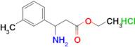 Ethyl 3-amino-3-(m-tolyl)propanoate hydrochloride