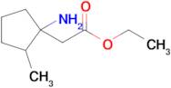 Ethyl 2-(1-amino-2-methylcyclopentyl)acetate