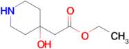 Ethyl 2-(4-hydroxypiperidin-4-yl)acetate