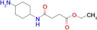 Ethyl 4-((4-aminocyclohexyl)amino)-4-oxobutanoate