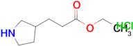 Ethyl 3-(pyrrolidin-3-yl)propanoate hydrochloride