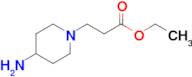 Ethyl 3-(4-aminopiperidin-1-yl)propanoate