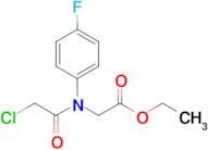 Ethyl n-(2-chloroacetyl)-n-(4-fluorophenyl)glycinate