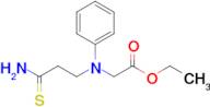 Ethyl n-(3-amino-3-thioxopropyl)-n-phenylglycinate