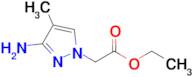 Ethyl 2-(3-amino-4-methyl-1h-pyrazol-1-yl)acetate