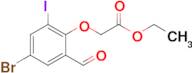 Ethyl 2-(4-bromo-2-formyl-6-iodophenoxy)acetate