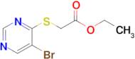 Ethyl 2-((5-bromopyrimidin-4-yl)thio)acetate