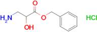 Benzyl 3-amino-2-hydroxypropanoate hydrochloride