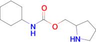 Pyrrolidin-2-ylmethyl cyclohexylcarbamate