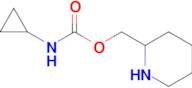 Piperidin-2-ylmethyl cyclopropylcarbamate