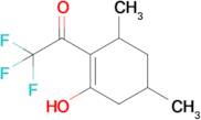 2,2,2-trifluoro-1-(2-hydroxy-4,6-dimethylcyclohex-1-en-1-yl)ethan-1-one