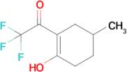 2,2,2-trifluoro-1-(2-hydroxy-5-methylcyclohex-1-en-1-yl)ethan-1-one