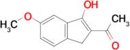 1-(3-hydroxy-5-methoxy-1H-inden-2-yl)ethan-1-one