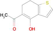 1-(4-hydroxy-6,7-dihydro-1-benzothiophen-5-yl)ethan-1-one