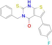 3-benzyl-5-(4-fluorophenyl)-2-sulfanylidene-1H,2H,3H,4H-thieno[2,3-d]pyrimidin-4-one