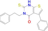 5-phenyl-3-(2-phenylethyl)-2-sulfanylidene-1H,2H,3H,4H-thieno[2,3-d]pyrimidin-4-one