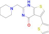 2-[(piperidin-1-yl)methyl]-5-(thiophen-2-yl)-1H,4H-thieno[2,3-d]pyrimidin-4-one