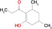 1-(2-hydroxy-4,6-dimethylcyclohex-1-en-1-yl)propan-1-one