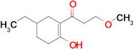 1-(5-ethyl-2-hydroxycyclohex-1-en-1-yl)-3-methoxypropan-1-one