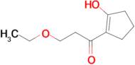 3-ethoxy-1-(2-hydroxycyclopent-1-en-1-yl)propan-1-one