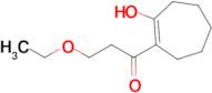 3-ethoxy-1-(2-hydroxycyclohept-1-en-1-yl)propan-1-one