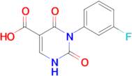 3-(3-Fluorophenyl)-2,4-dioxo-1,2,3,4-tetrahydropyrimidine-5-carboxylic acid