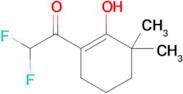 2,2-difluoro-1-(2-hydroxy-3,3-dimethylcyclohex-1-en-1-yl)ethan-1-one