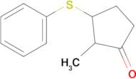 2-Methyl-3-(phenylthio)cyclopentan-1-one