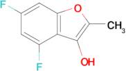 4,6-difluoro-2-methyl-1-benzofuran-3-ol