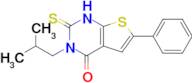 3-(2-methylpropyl)-6-phenyl-2-sulfanylidene-1H,2H,3H,4H-thieno[2,3-d]pyrimidin-4-one