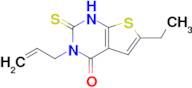 6-ethyl-3-(prop-2-en-1-yl)-2-sulfanylidene-1H,2H,3H,4H-thieno[2,3-d]pyrimidin-4-one