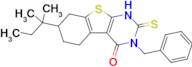 4-benzyl-11-(2-methylbutan-2-yl)-5-sulfanylidene-8-thia-4,6-diazatricyclo[7.4.0.0²,⁷]trideca-1(9),…