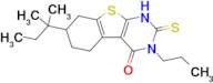 11-(2-methylbutan-2-yl)-4-propyl-5-sulfanylidene-8-thia-4,6-diazatricyclo[7.4.0.0²,⁷]trideca-1(9),…