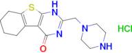 5-[(piperazin-1-yl)methyl]-8-thia-4,6-diazatricyclo[7.4.0.0²,⁷]trideca-1(9),2(7),4-trien-3-one hyd…
