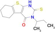 4-(butan-2-yl)-5-sulfanylidene-8-thia-4,6-diazatricyclo[7.4.0.0²,⁷]trideca-1(9),2(7)-dien-3-one