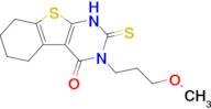 4-(3-methoxypropyl)-5-sulfanylidene-8-thia-4,6-diazatricyclo[7.4.0.0²,⁷]trideca-1(9),2(7)-dien-3...