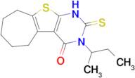 4-(butan-2-yl)-5-sulfanylidene-8-thia-4,6-diazatricyclo[7.5.0.0²,⁷]tetradeca-1(9),2(7)-dien-3-one