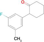 2-(3-Fluoro-5-methylphenyl)cyclohexan-1-one