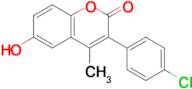 3-(4-Chlorophenyl)-6-hydroxy-4-methyl-2h-chromen-2-one