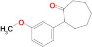 2-(3-Methoxyphenyl)cycloheptan-1-one